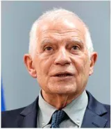 Eu’s josep borrell says israel ‘created  financed’ hamas
