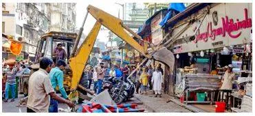Bulldozer action continues on mumbai’s mohammed ali road  routine drive  says bmc