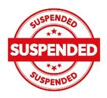 Suspends meaning