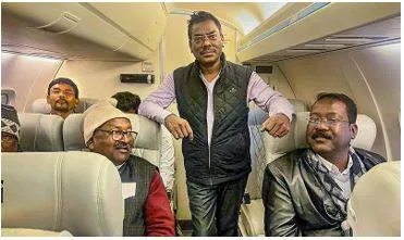 Hyderabad resort turned into fortress to ‘guard’ jharkhand’s jmm cong  mlas