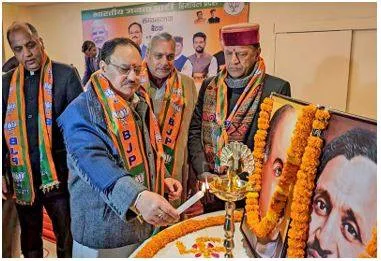 Bjp targets clean sweep in ls poll for third time in party chief’s home turf of himachal