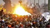 24 year old farmer dies amid clash with haryana police at khanauri border