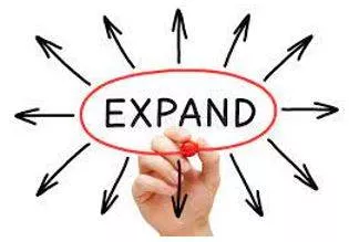Expansion - To become or to make something bigger.