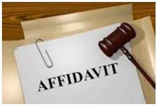 Affidavit - A written statement confirmed by oath or affirmation, for use as evidence in court.