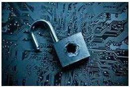 Breach - Make a gap in and break through (a wall, barrier, or defence).