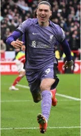 Nunez snatches late win for liverpool