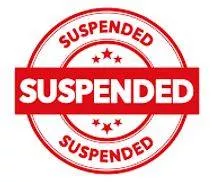 Suspended meaning