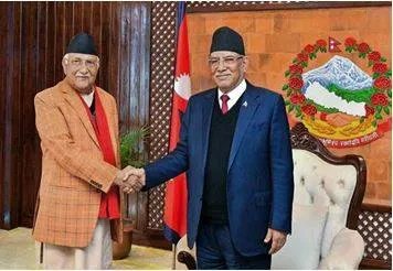 Prachanda quits congress alliance  joins hands with oli