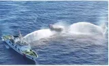 Philippine and chinese vessels collide in disputed south china sea