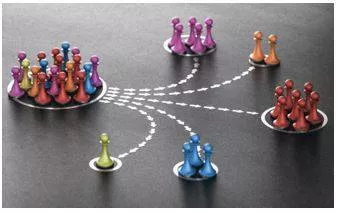 Segregated - The policy of keeping one group of people apart from another and treating them differently, especially because of race, sex, or religion