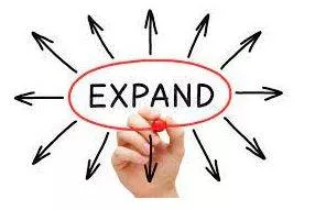 Expansion - To become or to make something bigger.