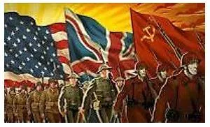 Allies - A state formally cooperating with another for a military or other purpose.
