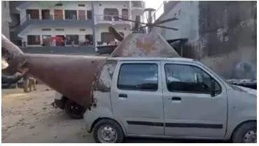 Up man modifies car to look like chopper at ₹2 5 lakh  booked
