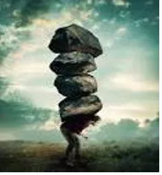 Struggling - Striving to achieve or attain something in the face of difficulty or resistance.