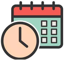 Scheduled - Included in or planned according to a schedule.