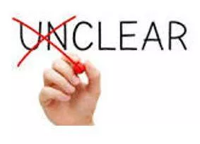 Clarifying - Make (a statement or situation) less confused and more comprehensible.