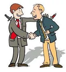 Evaded - Tending to avoid commitment or self-revelation, especially by responding only indirectly.