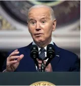 U s  support depends on protecting civilians  biden