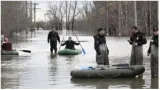 Record floods in russia's urals triggered by melting snow