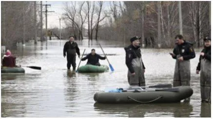 Record floods in russia's urals triggered by melting snow