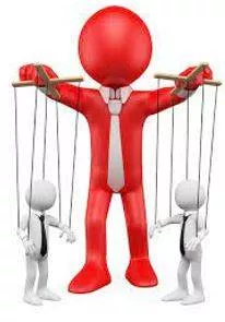 Dominated - Having power and influence over others.