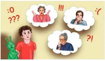 Expressed - To show something such as a feeling or an opinion by words or actions