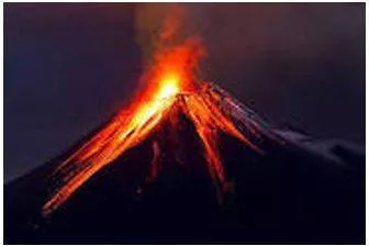 Erupted meaning
