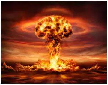Explosion - A sudden and extremely violent bursting.