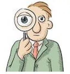 Scrutinize - Examine or inspect closely and thoroughly.