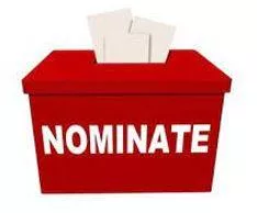Nomination - Propose or formally enter as a candidate for election or for an honour or award.
