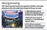 Icici bank q4 net climbs 17 4% to ₹10 708 cr   total loans in india rise 16 8%