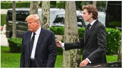 Donald trump ridiculed for getting son barron's age wrong  ‘dear lord  if biden had done that…’