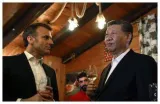 Macron hosts xi in french mountains for further talks
