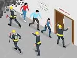 Evacuation - The act of moving people from a dangerous place to somewhere safe