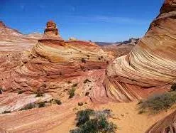 Erosion - Gradually wear away (soil, rock, or land).