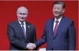 Xi  putin hail relations as ‘stabilising’ force in world