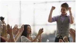 Praises - Express warm approval or admiration of.