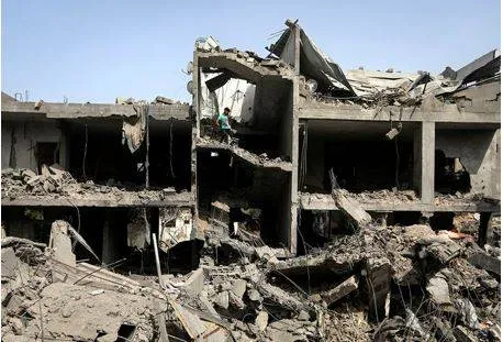 Israeli strike on gaza refugee camp kills 31  wounds 20