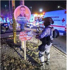 Nine killed as stage collapses during poll rally in north mexico