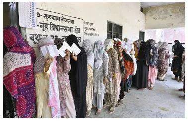 Unemployment  communal harmony on their minds  nuh voters find evms daunting