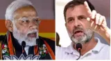 On pm's 'sent by god' comment  rahul gandhi says 'modi has been sent to help adani not poor'