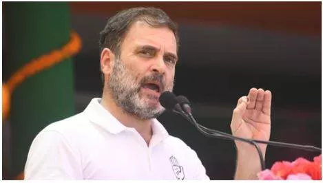 Rahul gandhi takes 'narendra modi wale parmatma' jibe at pm over 'sent by god' remark