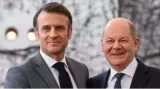 Macron  scholz  ukraine can strike some targets in russia