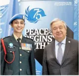 Indian peacekeeper gets u n  award on gender advocacy