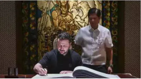 Zelenskyy in philippines to promote peace summit he says china and russia are trying to undermine