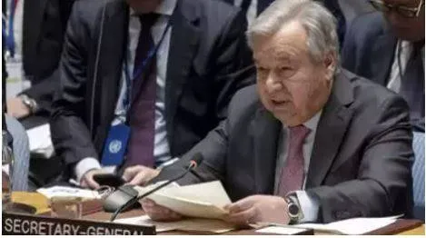 Un chief urges fossil fuel ad ban as heat records pile up