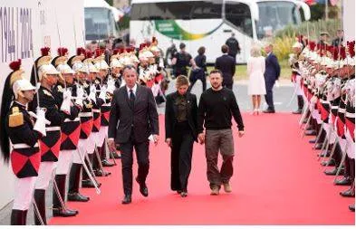 Zelenskyy attends d day events  seeks western aid to check russia’s invasion