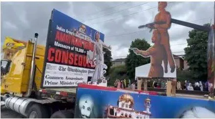India demands action over controversial indira gandhi assassination float in canada