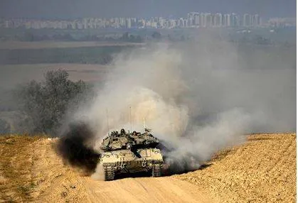 Eight soldiers killed after armoured vehicle is struck by bomb in gaza