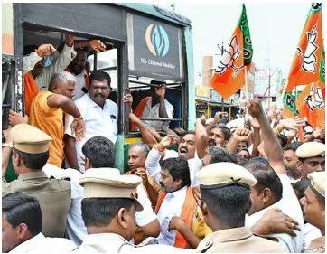 Bjp demands cbi probe  resignation of minister in t n  hooch tragedy